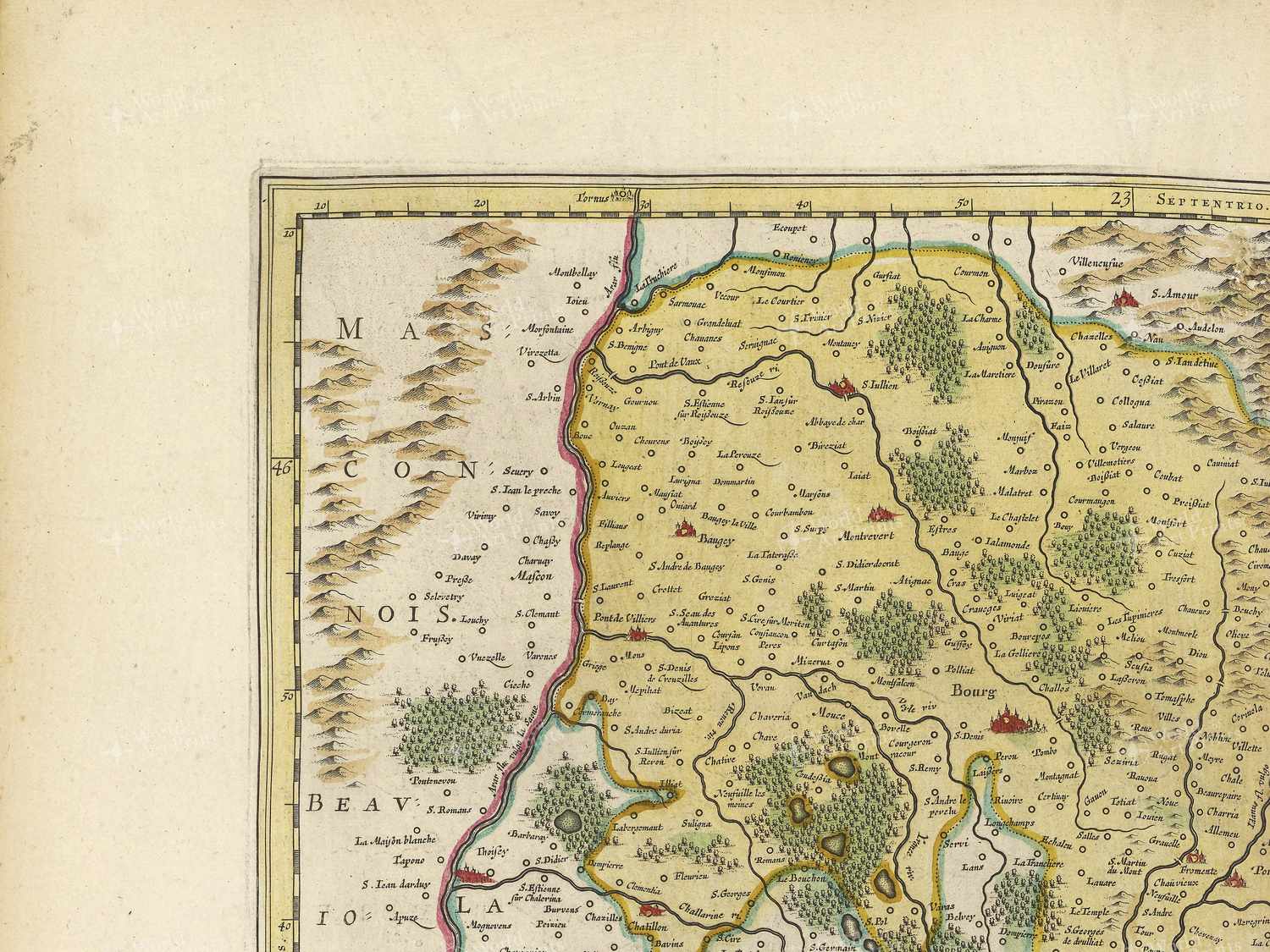 Map top left quadrant