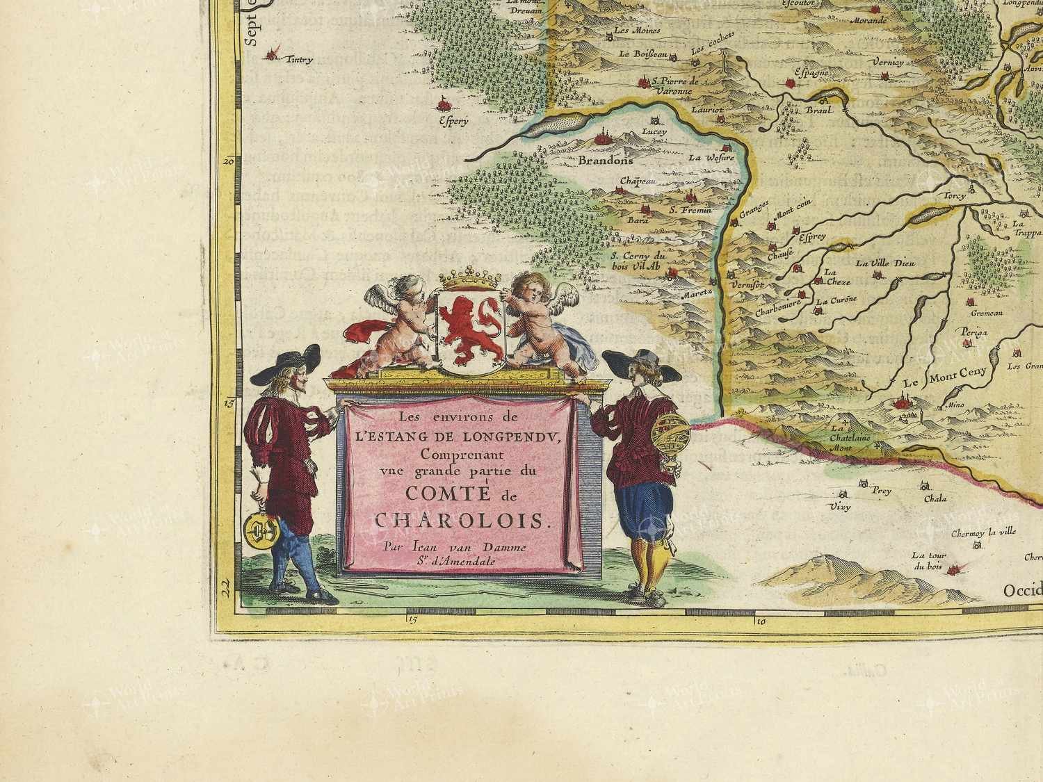 Map bottom left quadrant