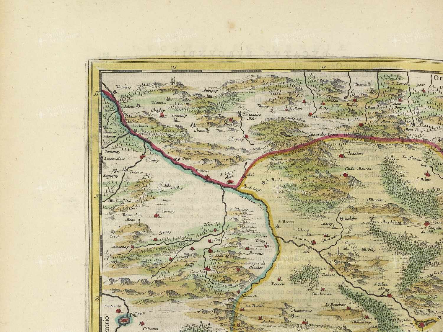 Map top left quadrant