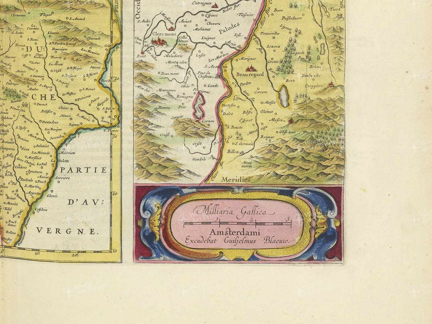 Map bottom right quadrant