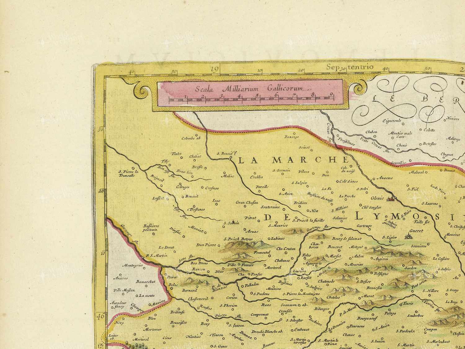 Map top left quadrant
