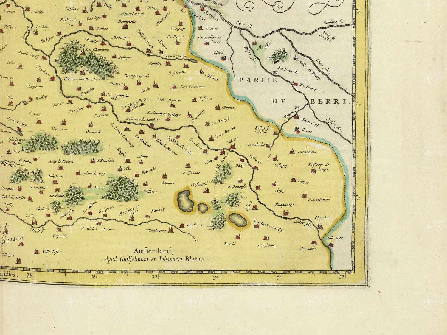 Map bottom right quadrant
