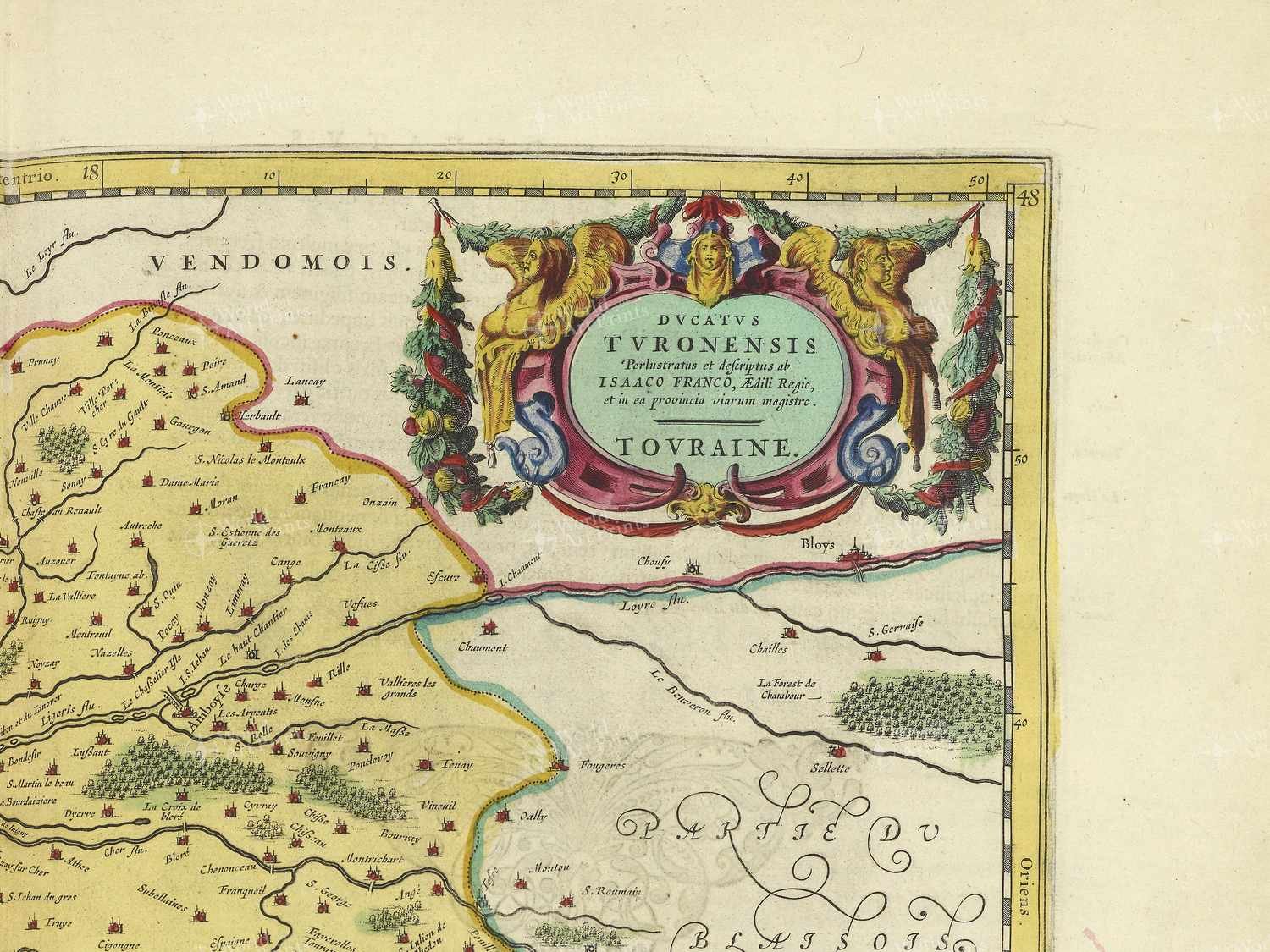 Map top right quadrant