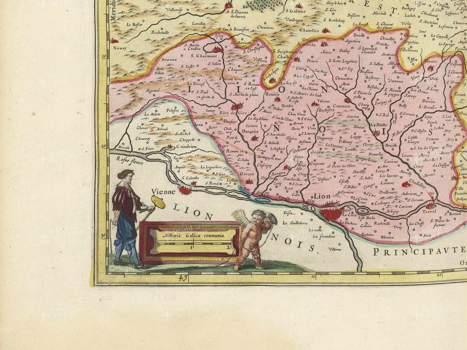 Map bottom left quadrant