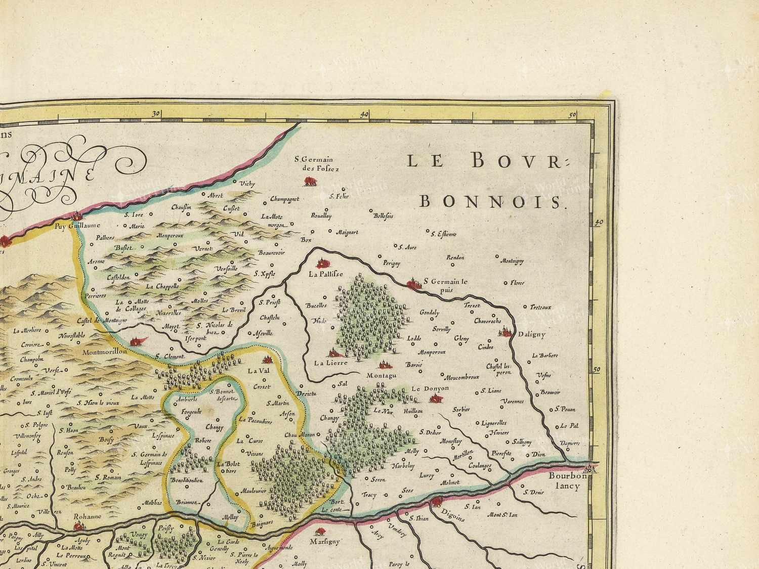 Map top right quadrant
