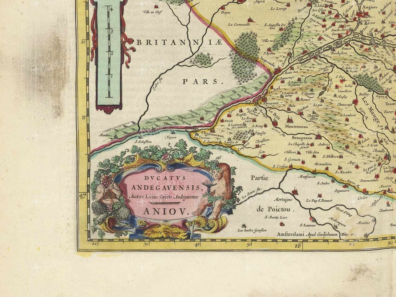 Map bottom left quadrant