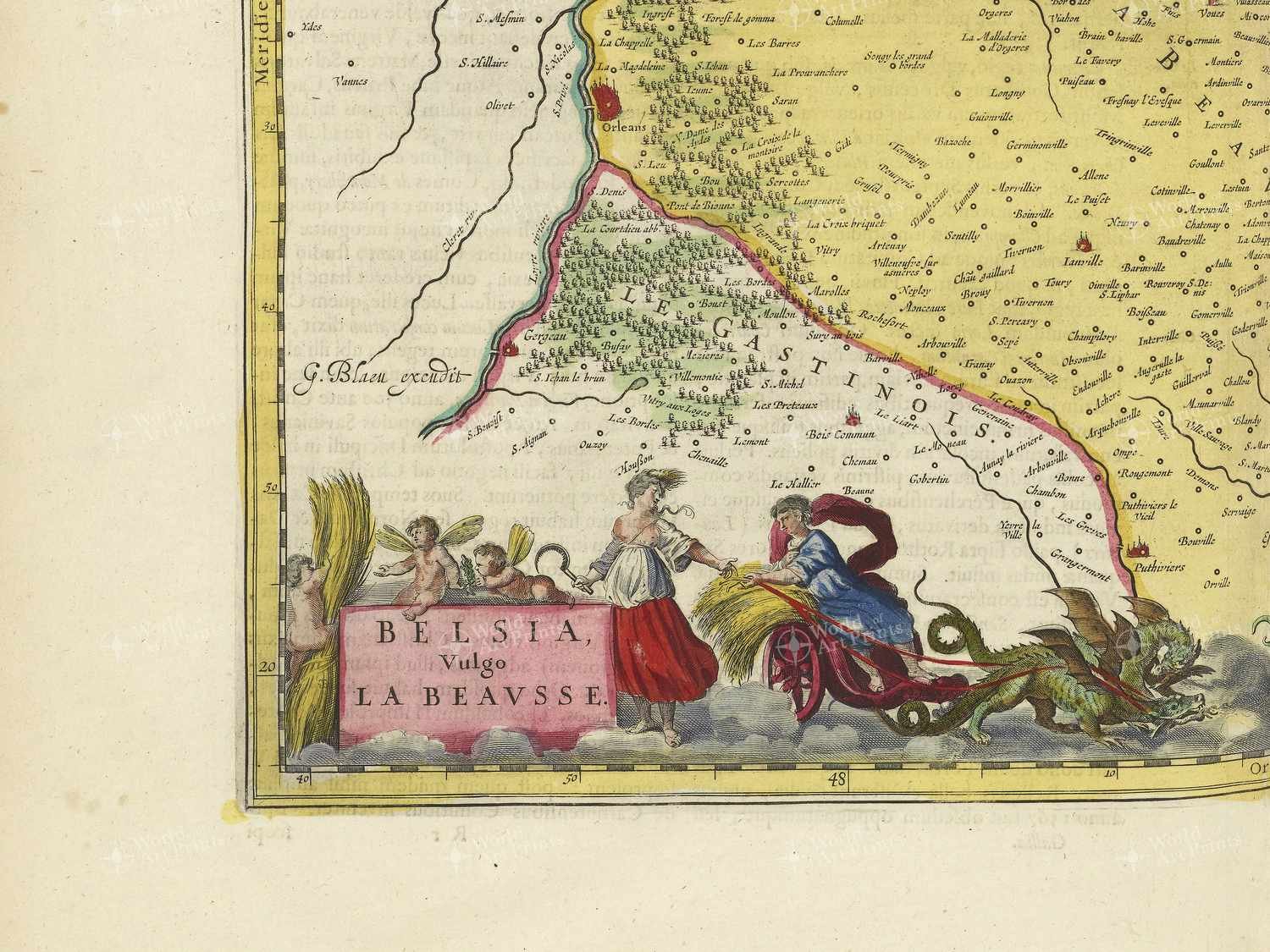 Map bottom left quadrant