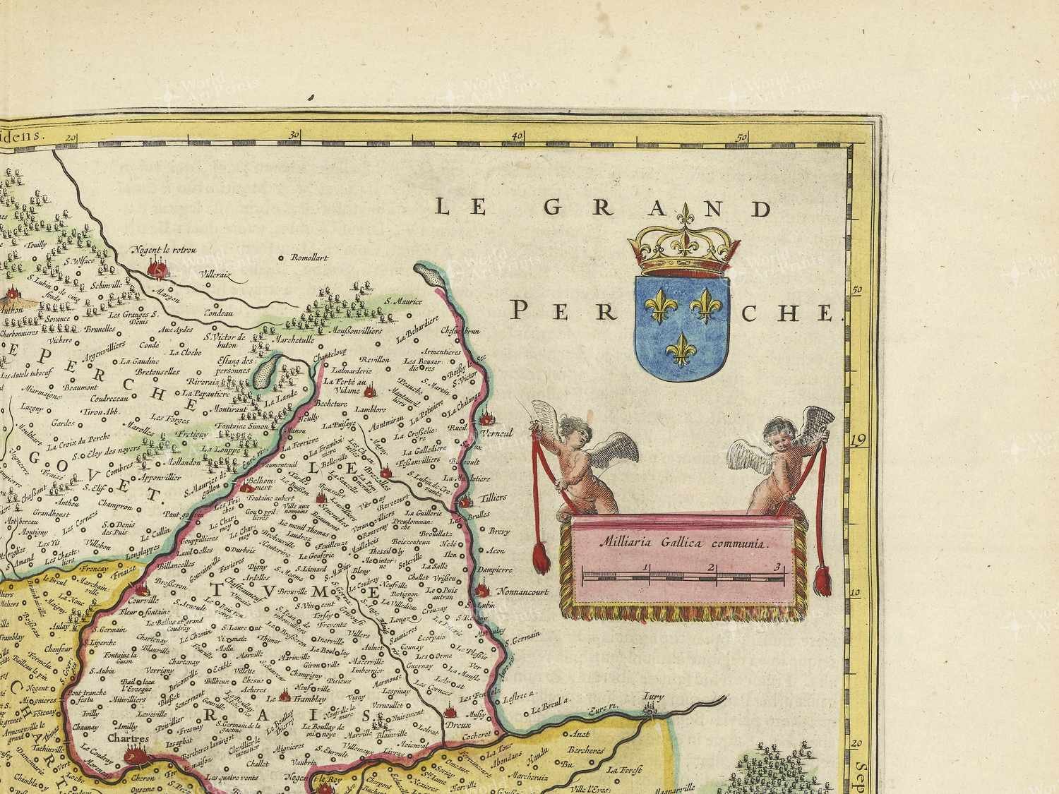 Map top right quadrant