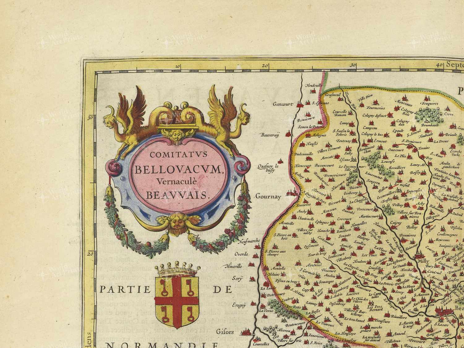 Map top left quadrant
