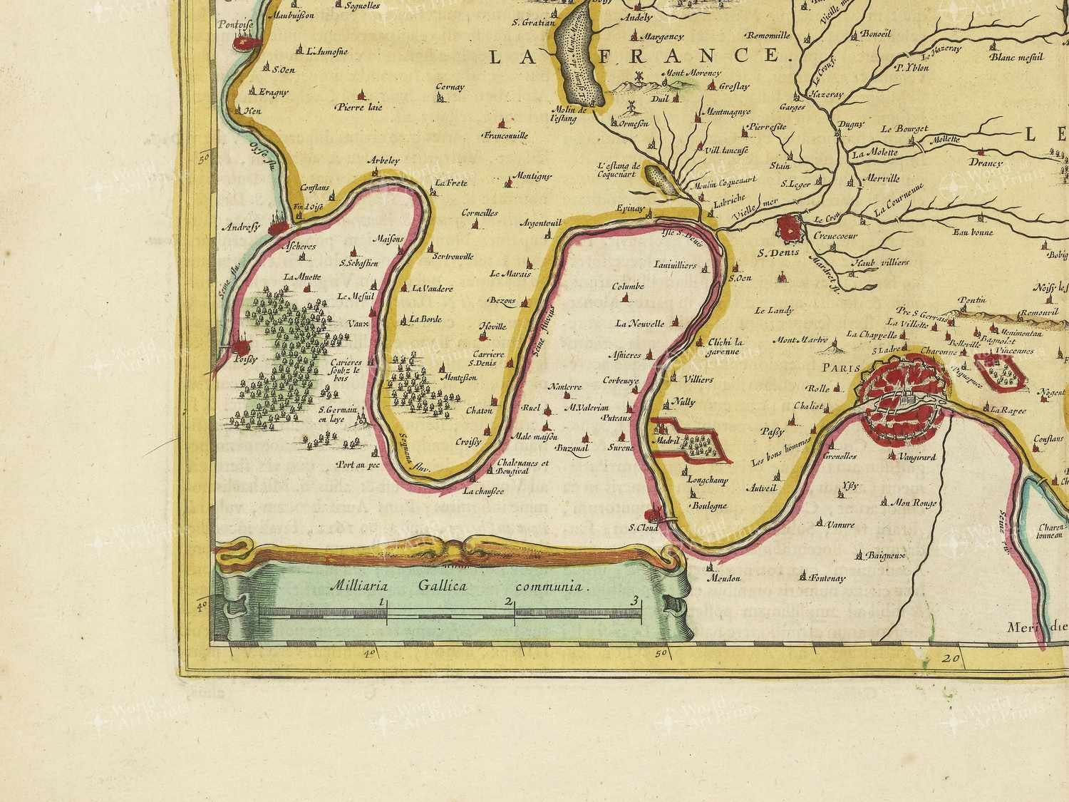 Map bottom left quadrant
