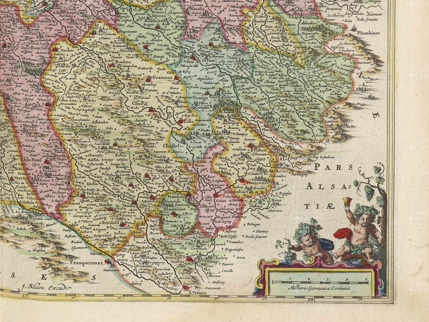 Map bottom right quadrant