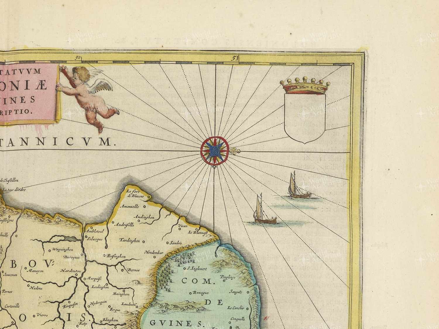 Map top right quadrant