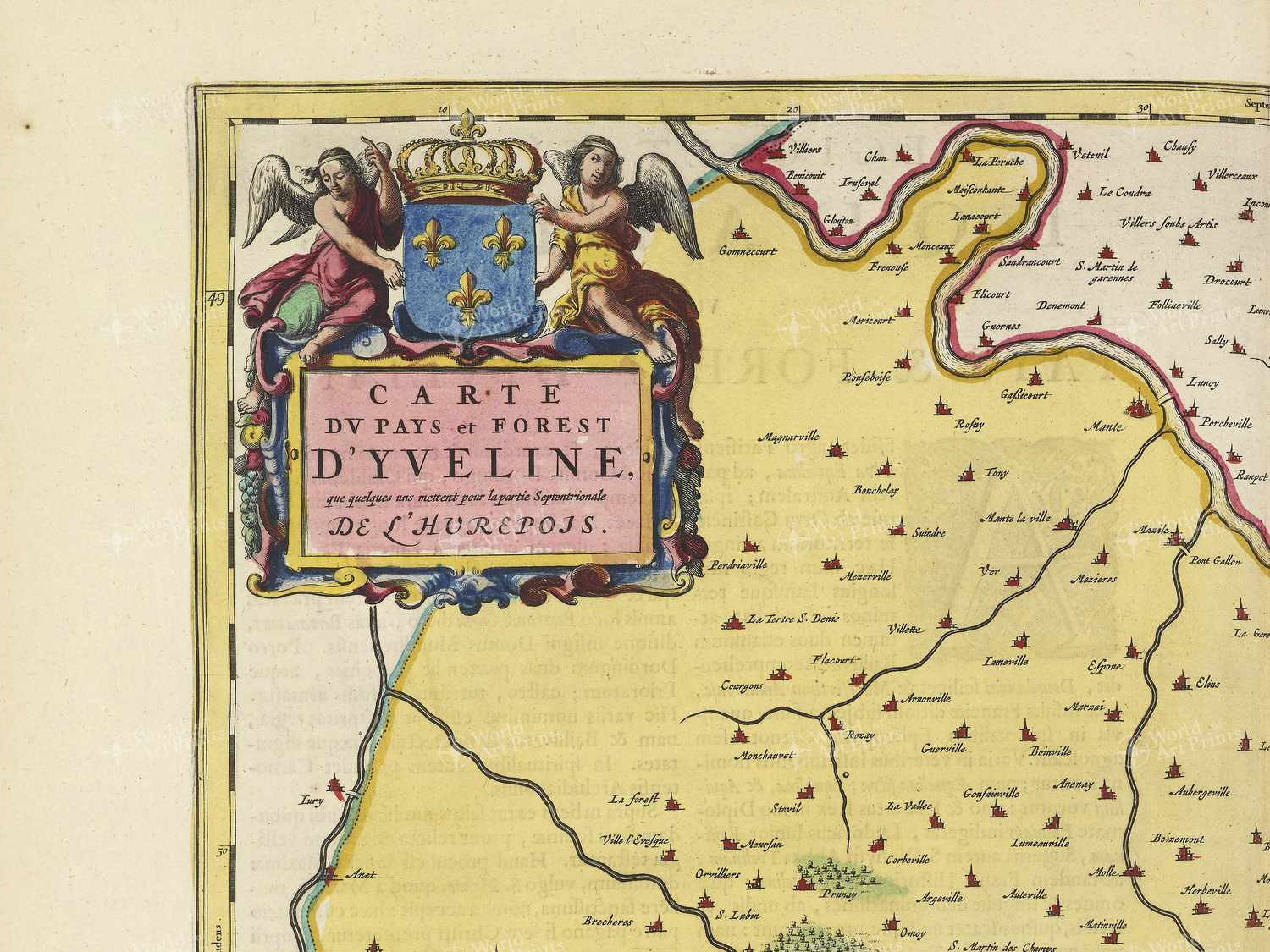 Map top left quadrant