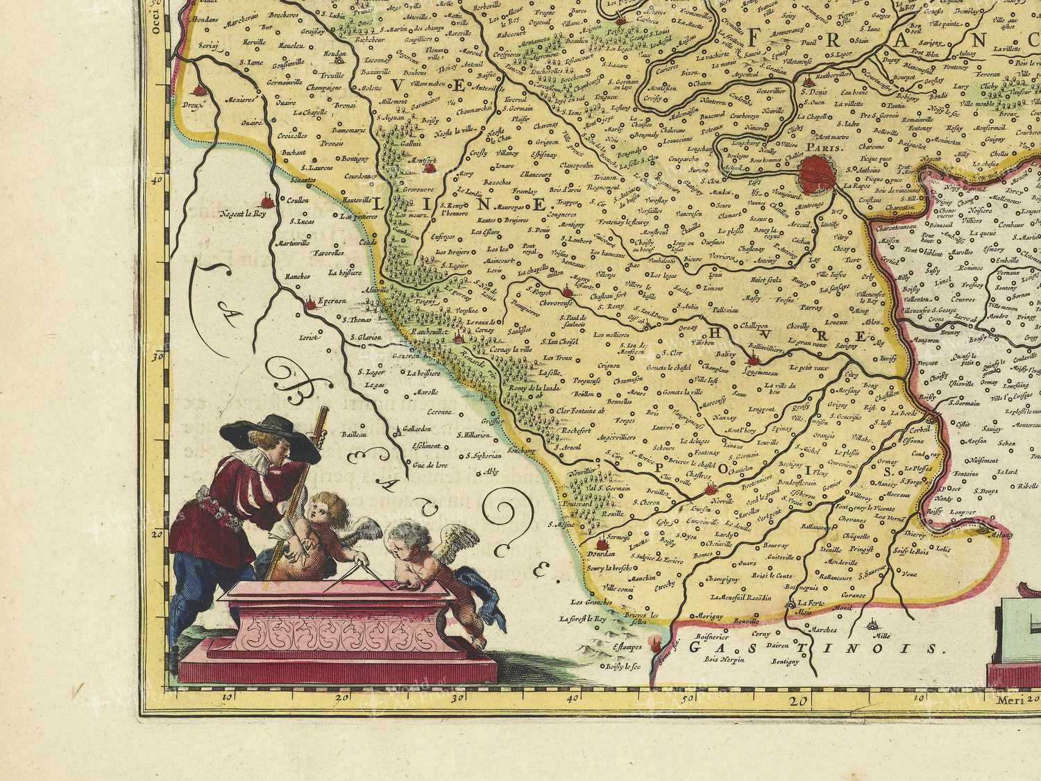 Map bottom left quadrant