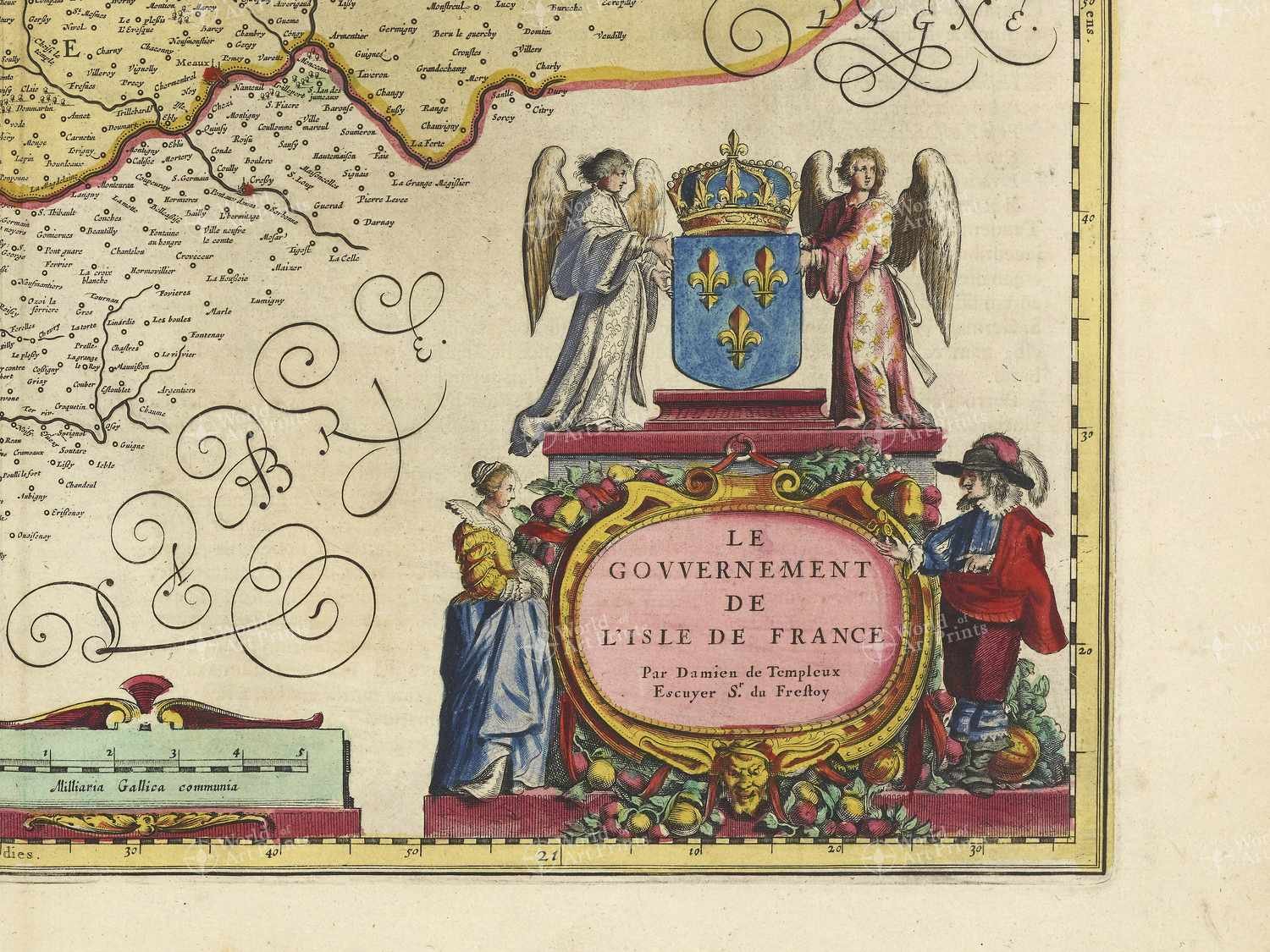 Map bottom right quadrant