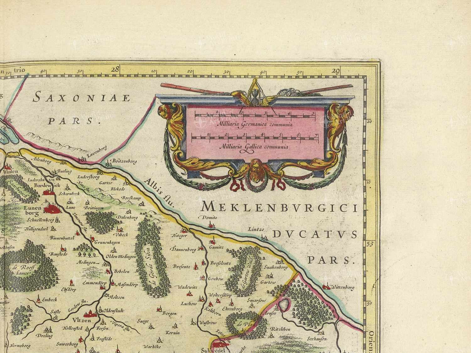 Map top right quadrant