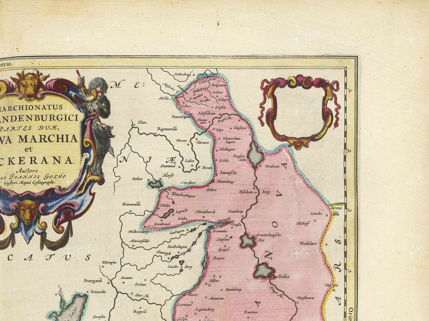 Map top right quadrant