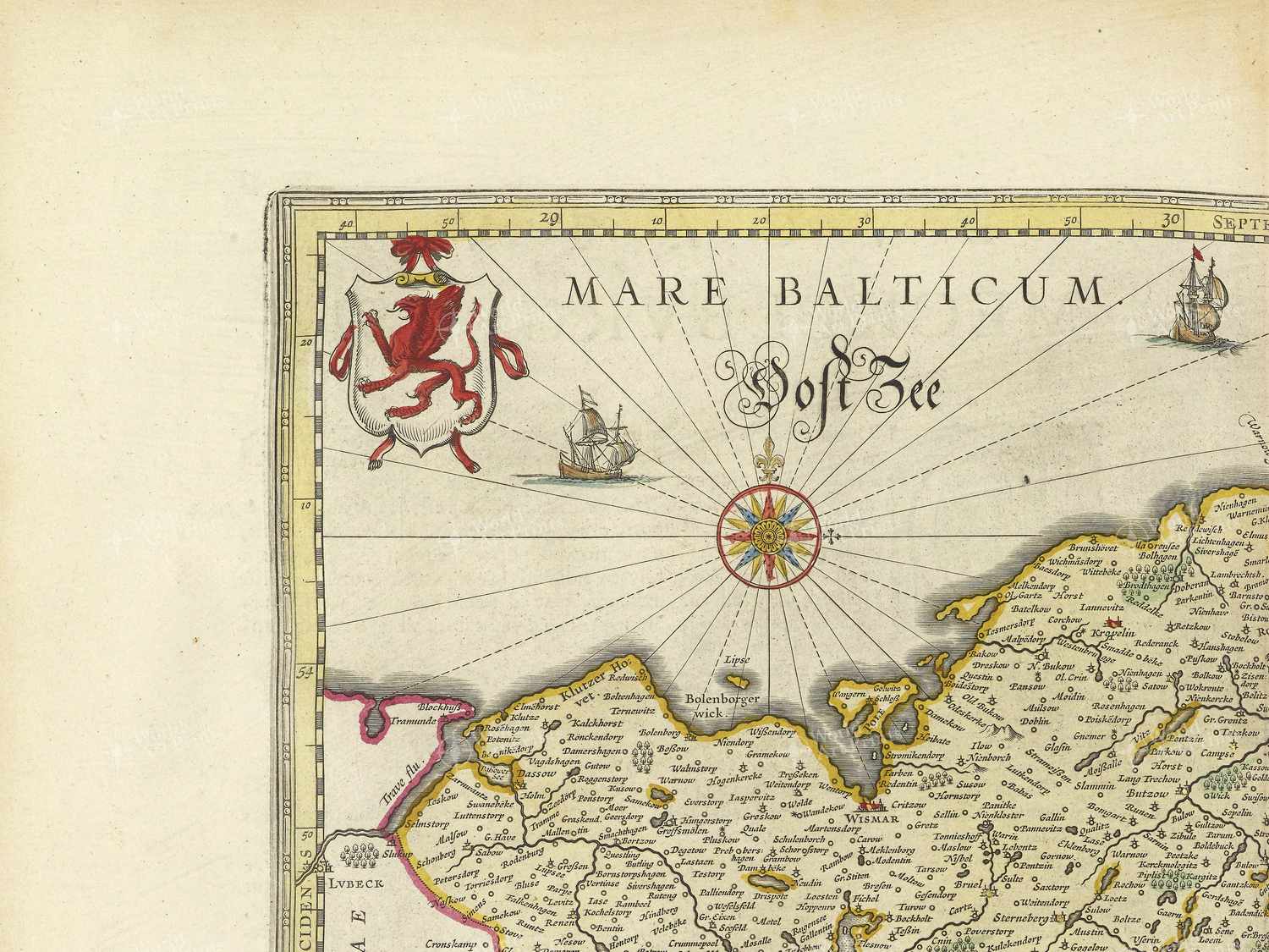 Map top left quadrant