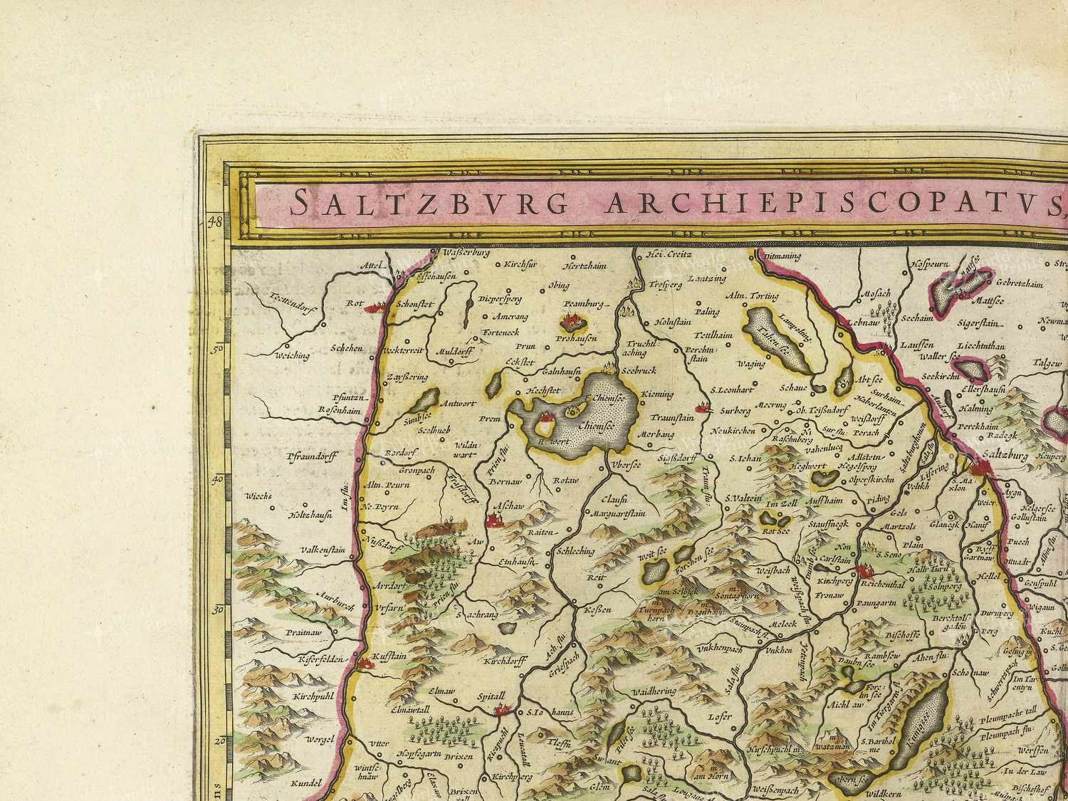 Map top left quadrant