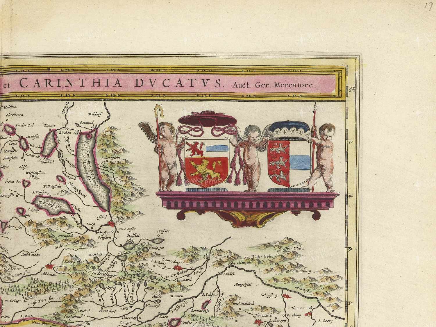 Map top right quadrant