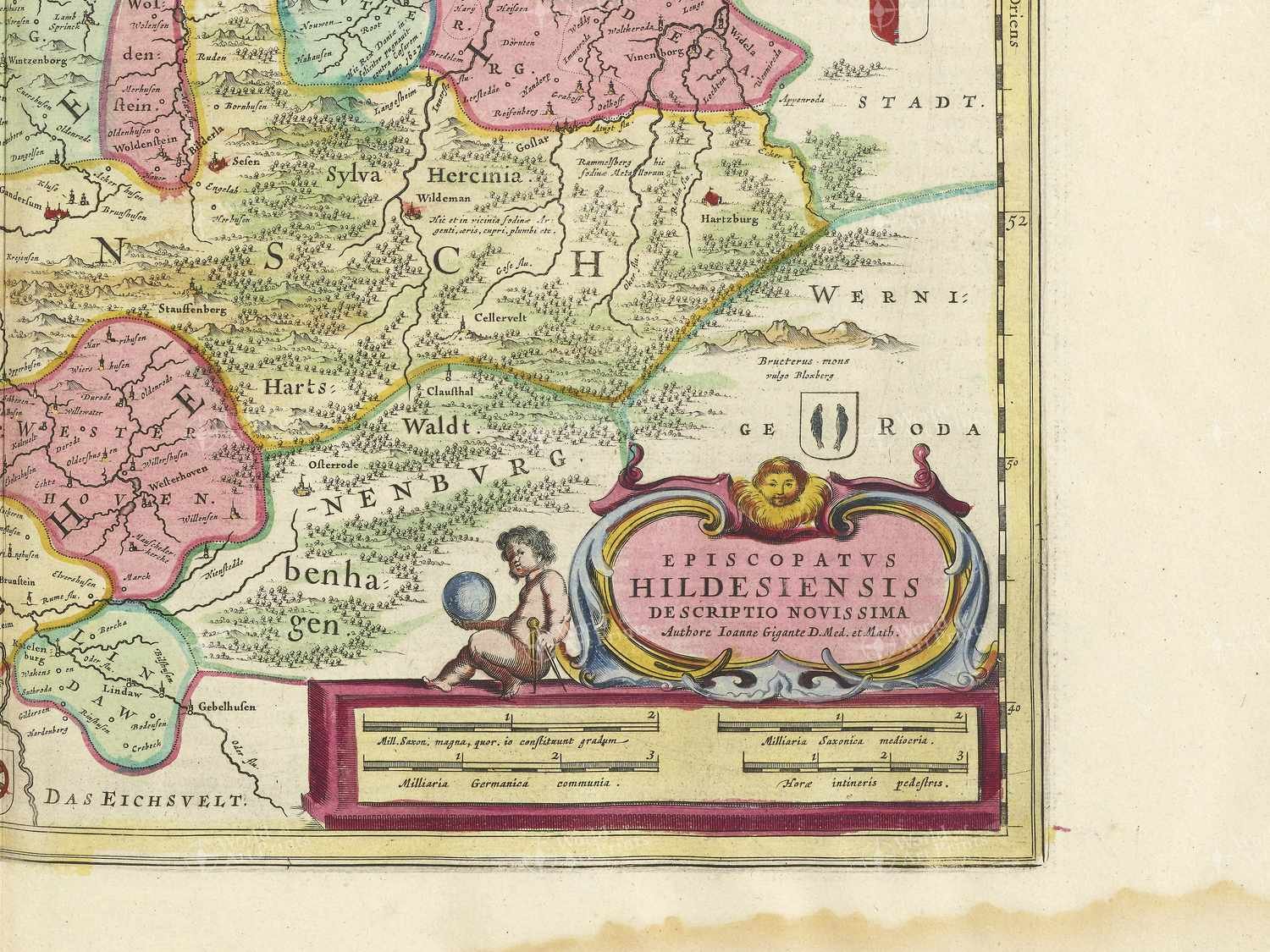 Map bottom right quadrant
