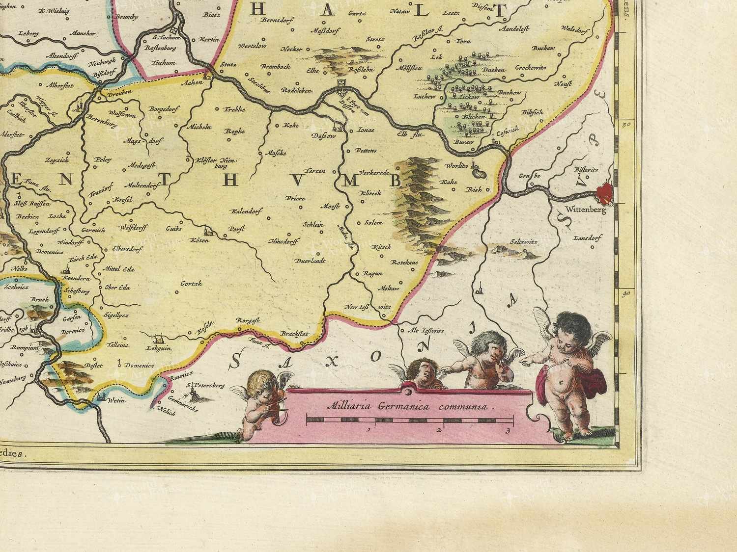 Map bottom right quadrant