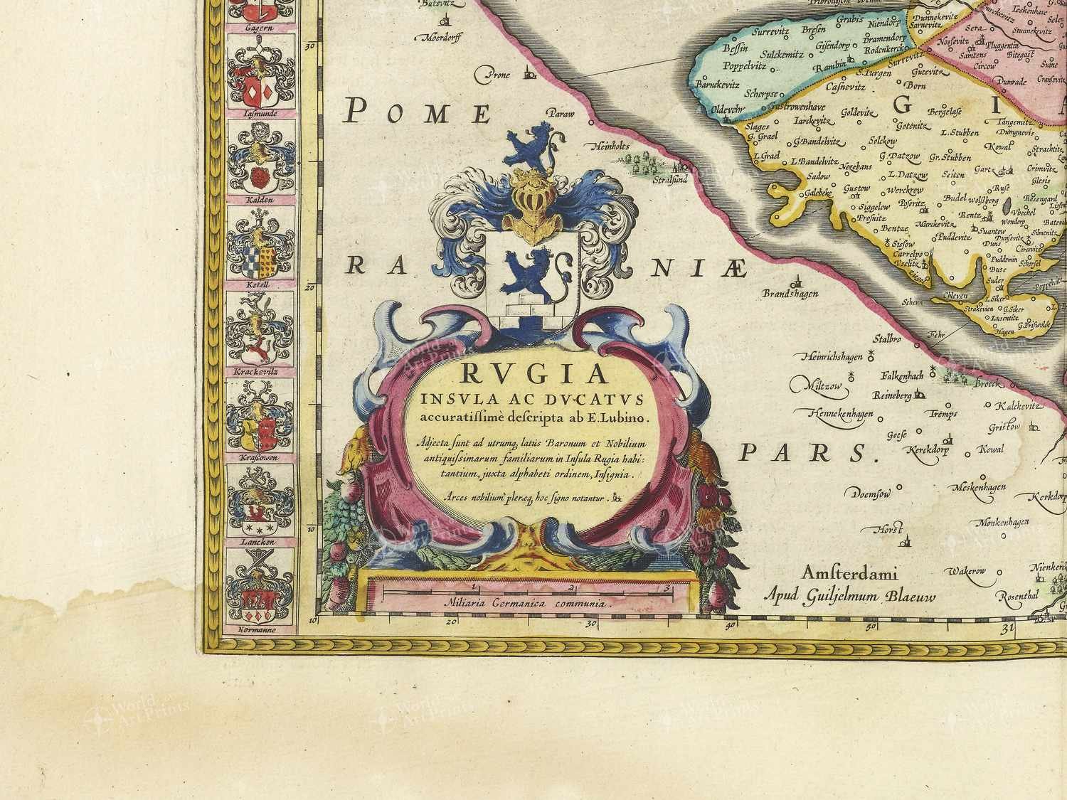 Map bottom left quadrant