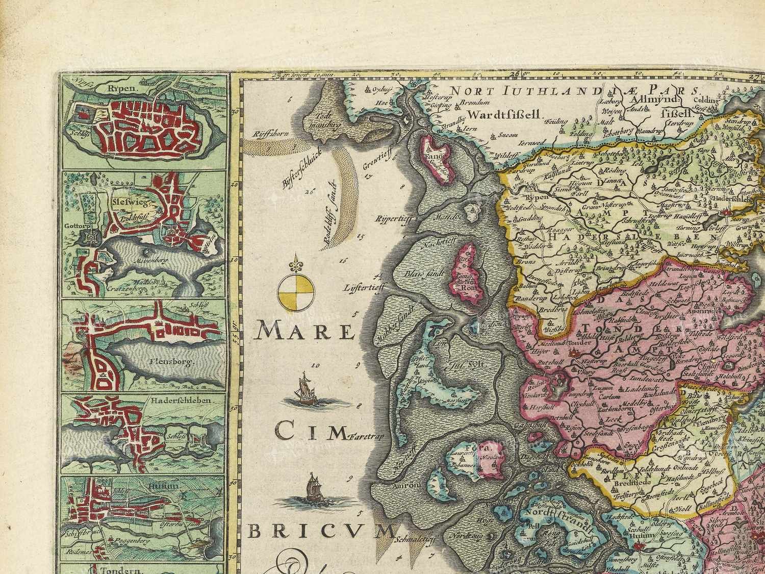 Map top left quadrant