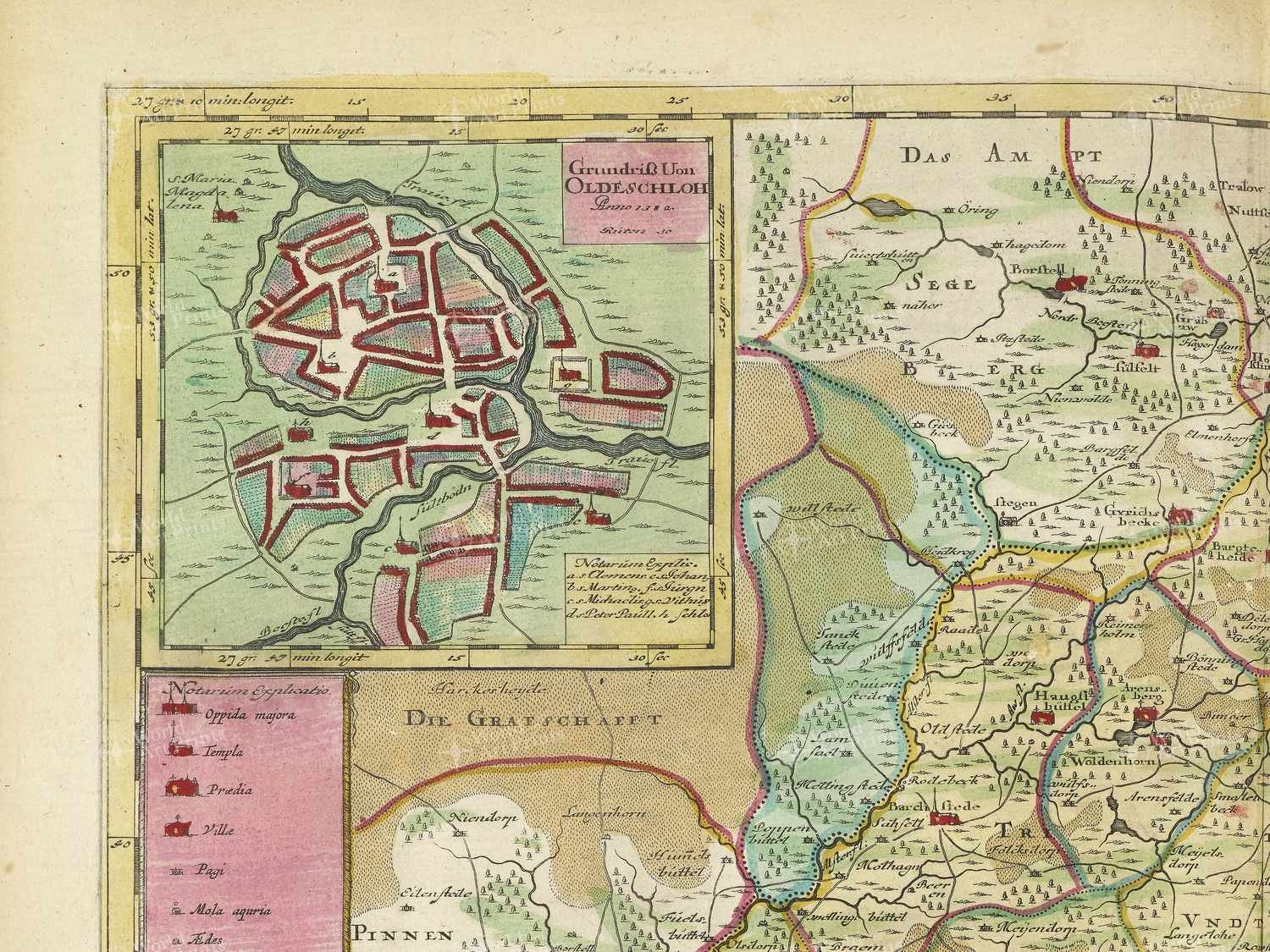 Map top left quadrant