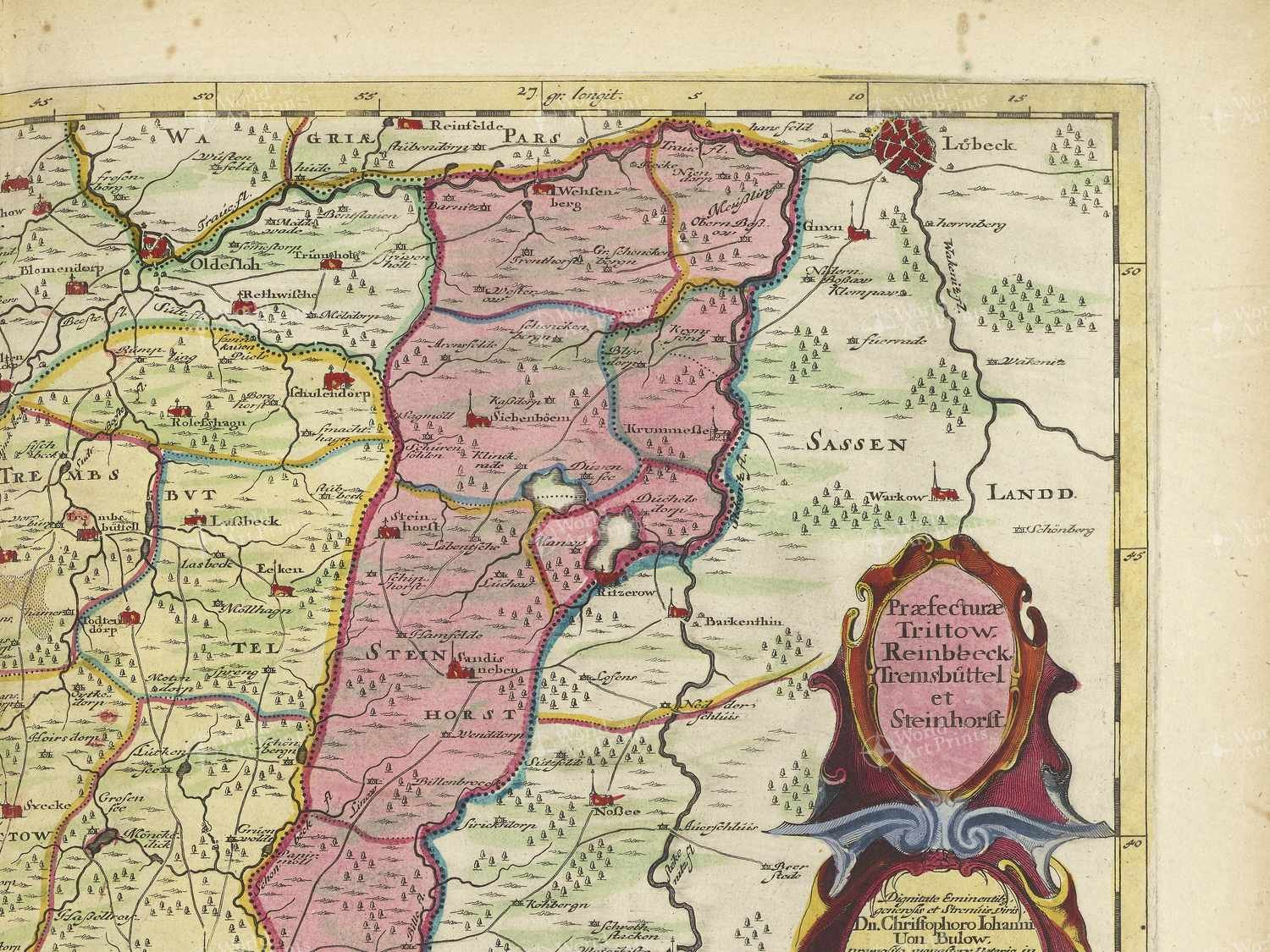 Map top right quadrant