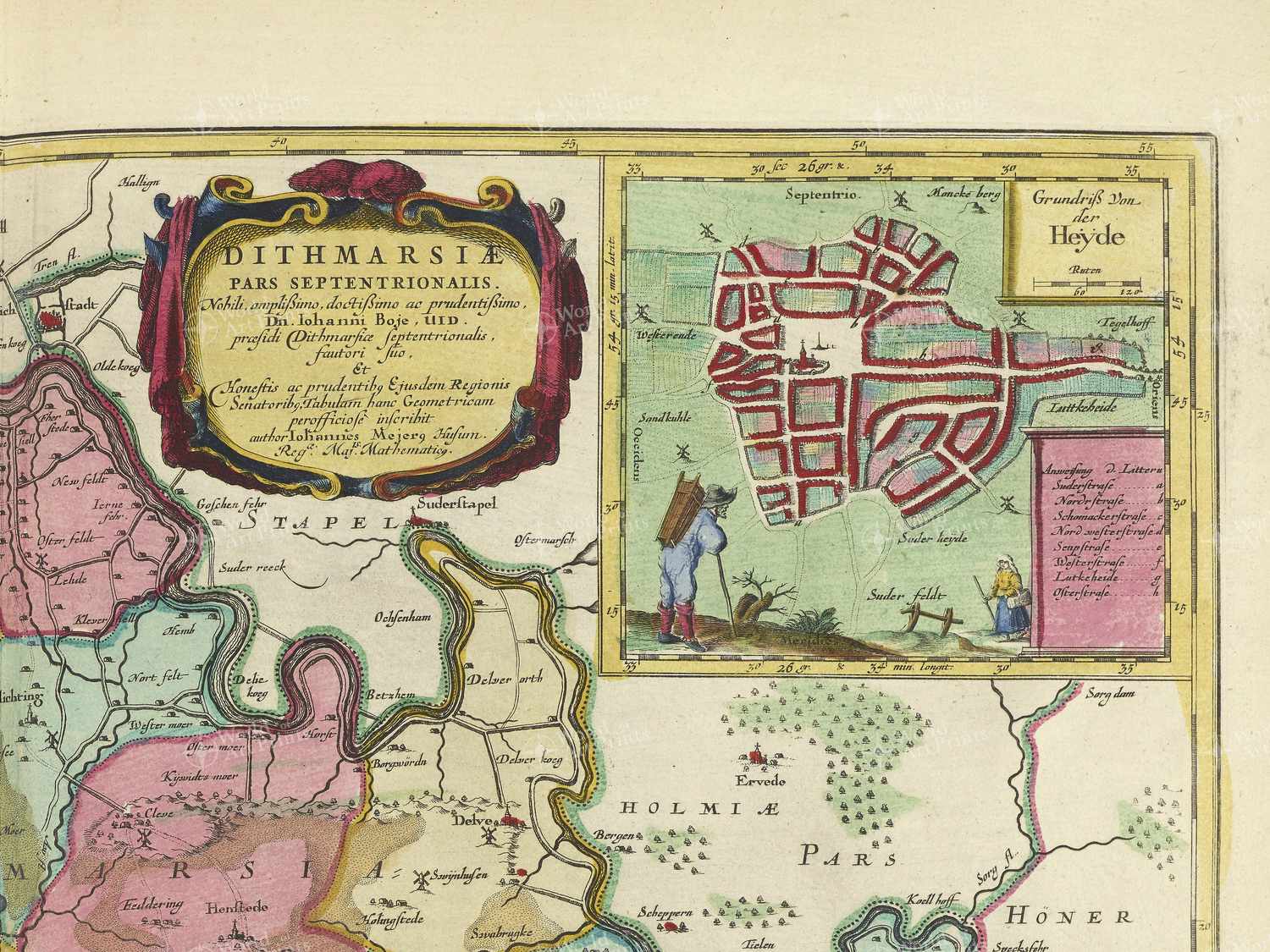 Map top right quadrant