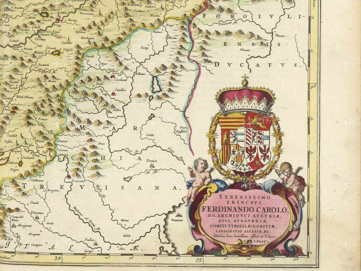 Map bottom right quadrant