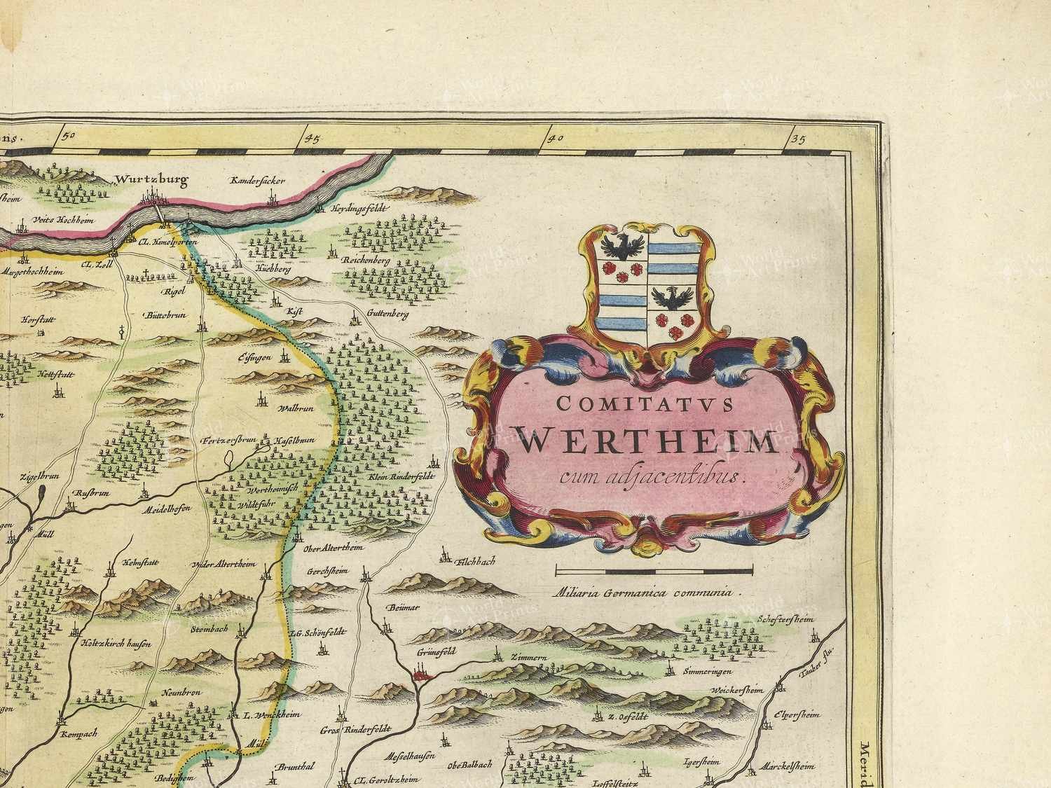 Map top right quadrant