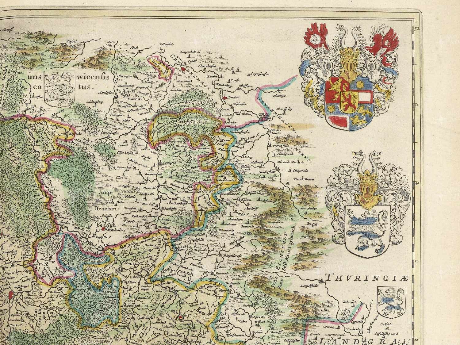 Map top right quadrant