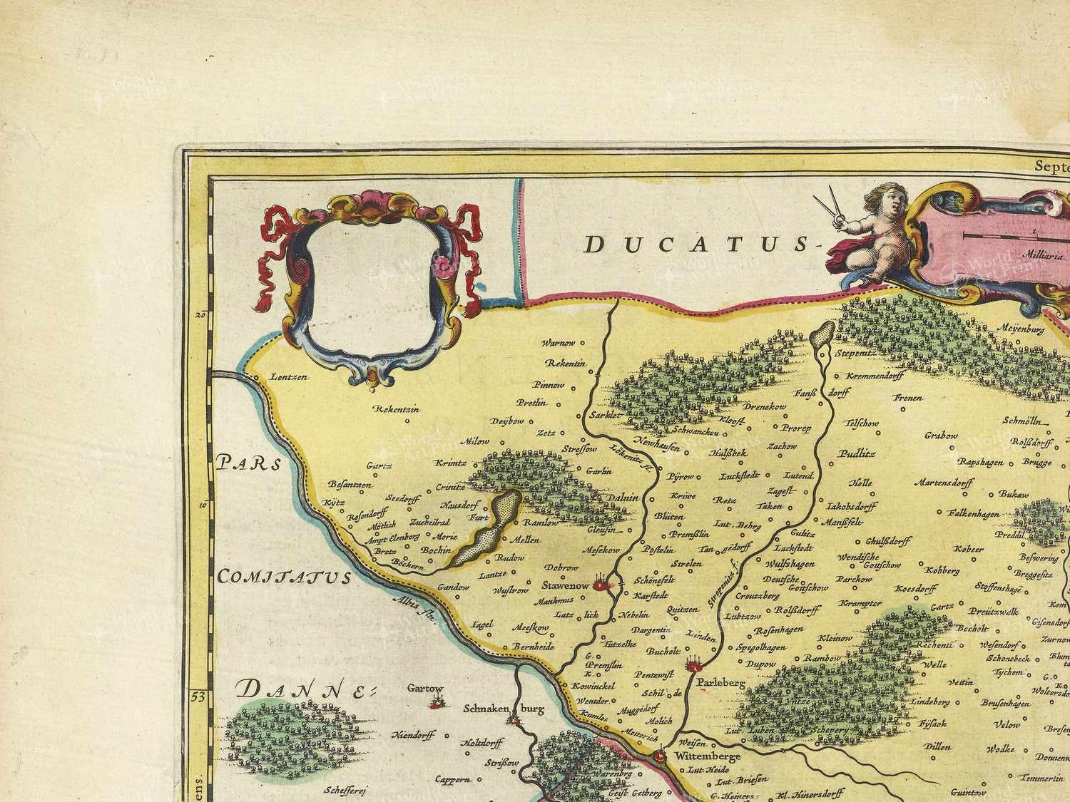 Map top left quadrant