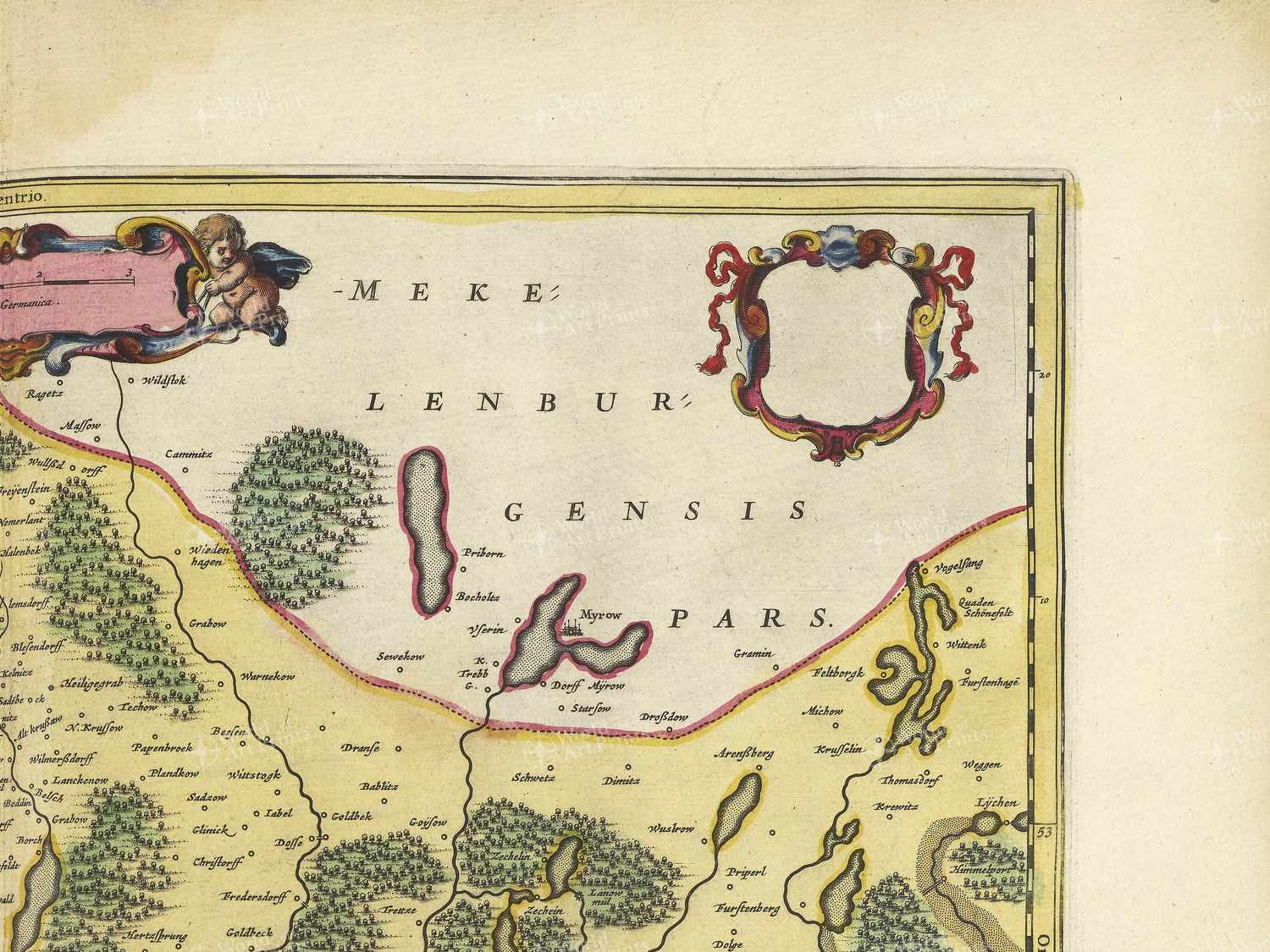 Map top right quadrant