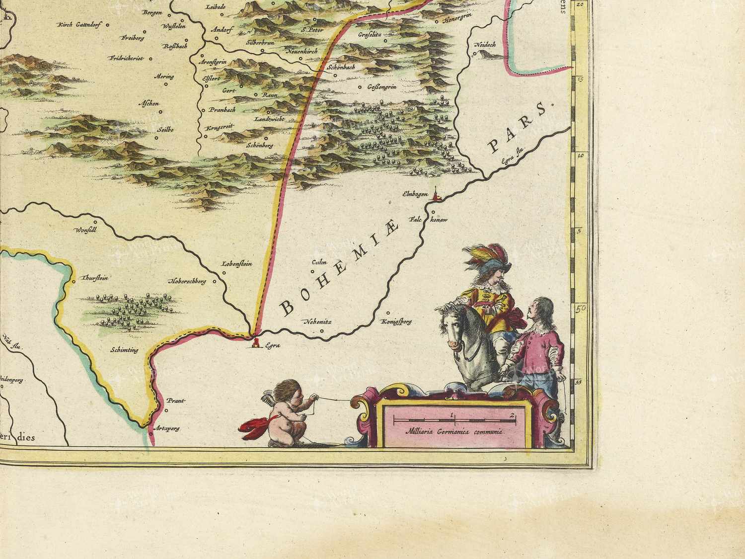 Map bottom right quadrant