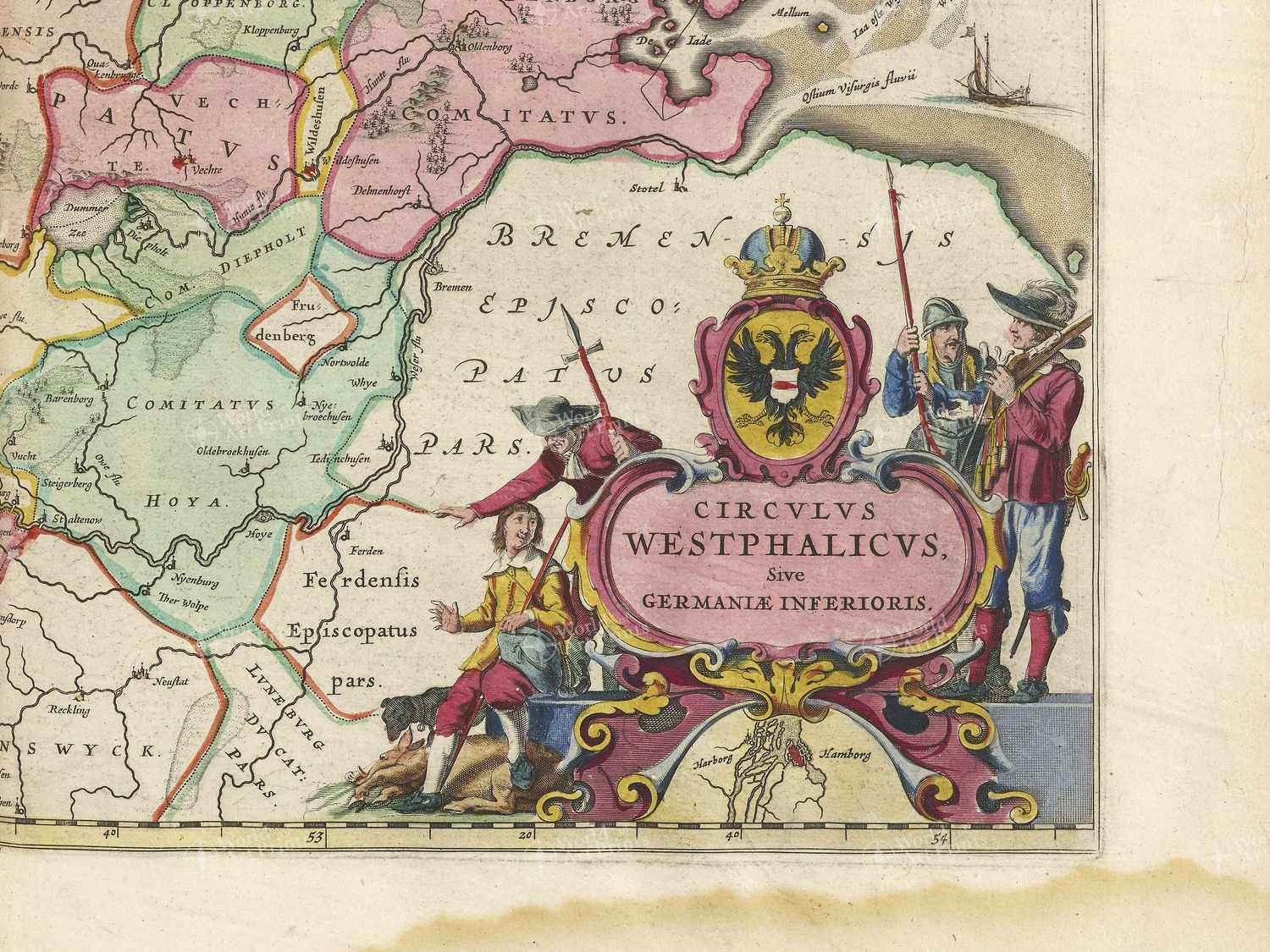 Map bottom right quadrant