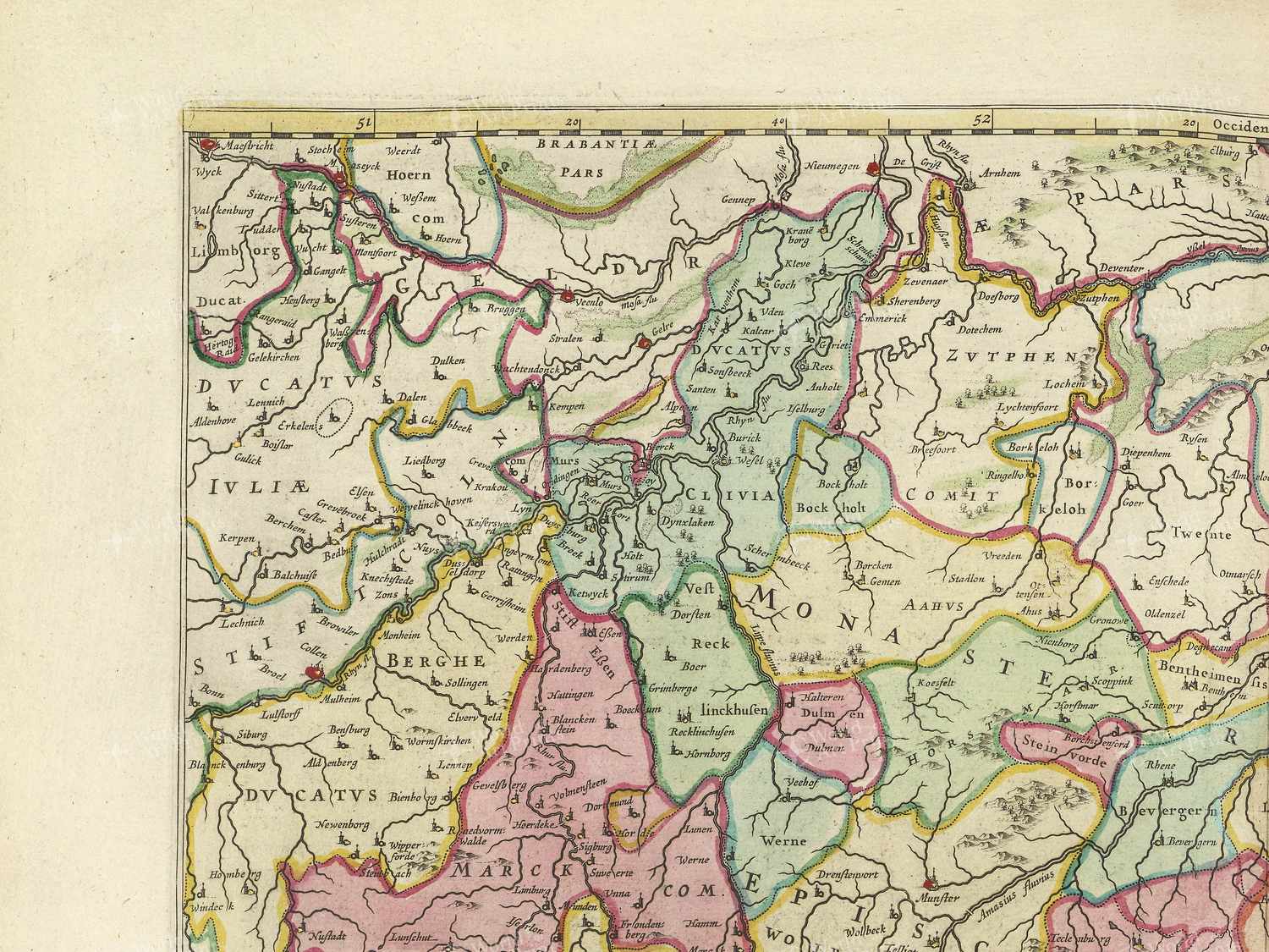 Map top left quadrant