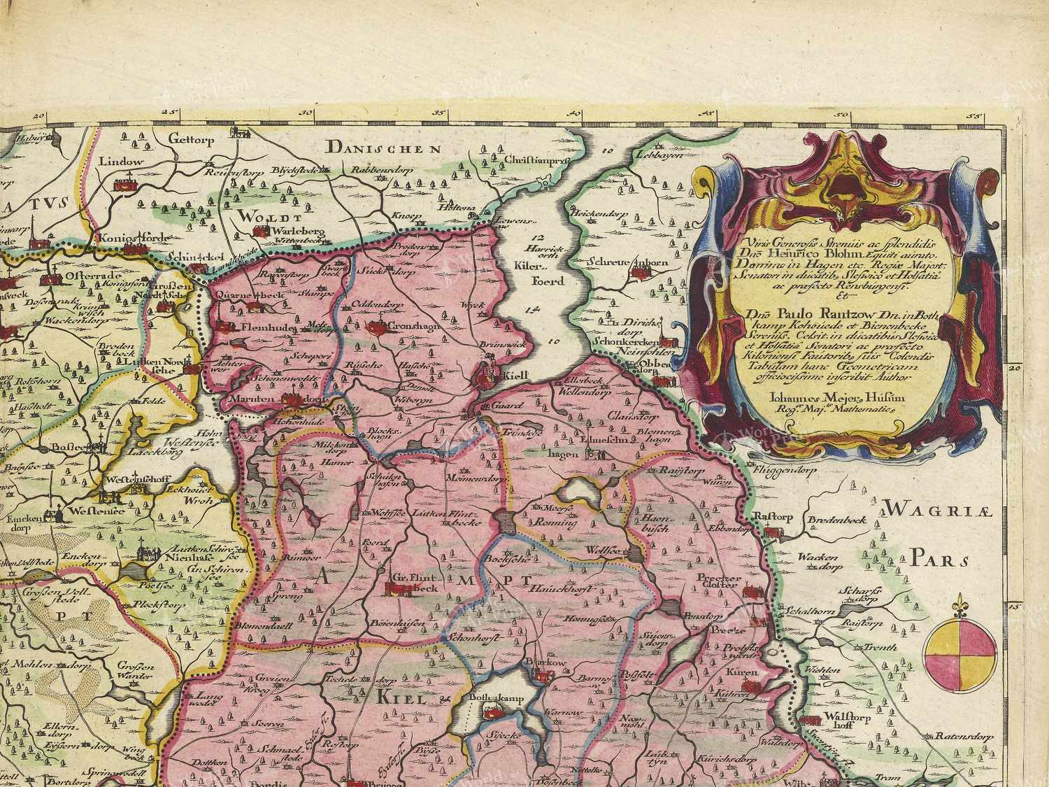 Map top right quadrant