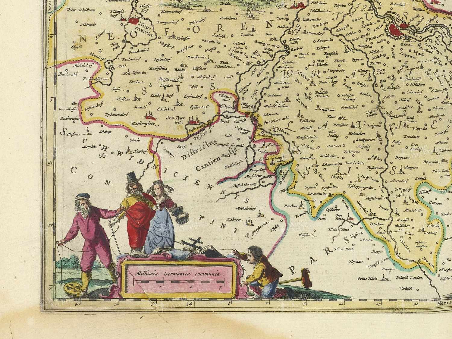 Map bottom left quadrant