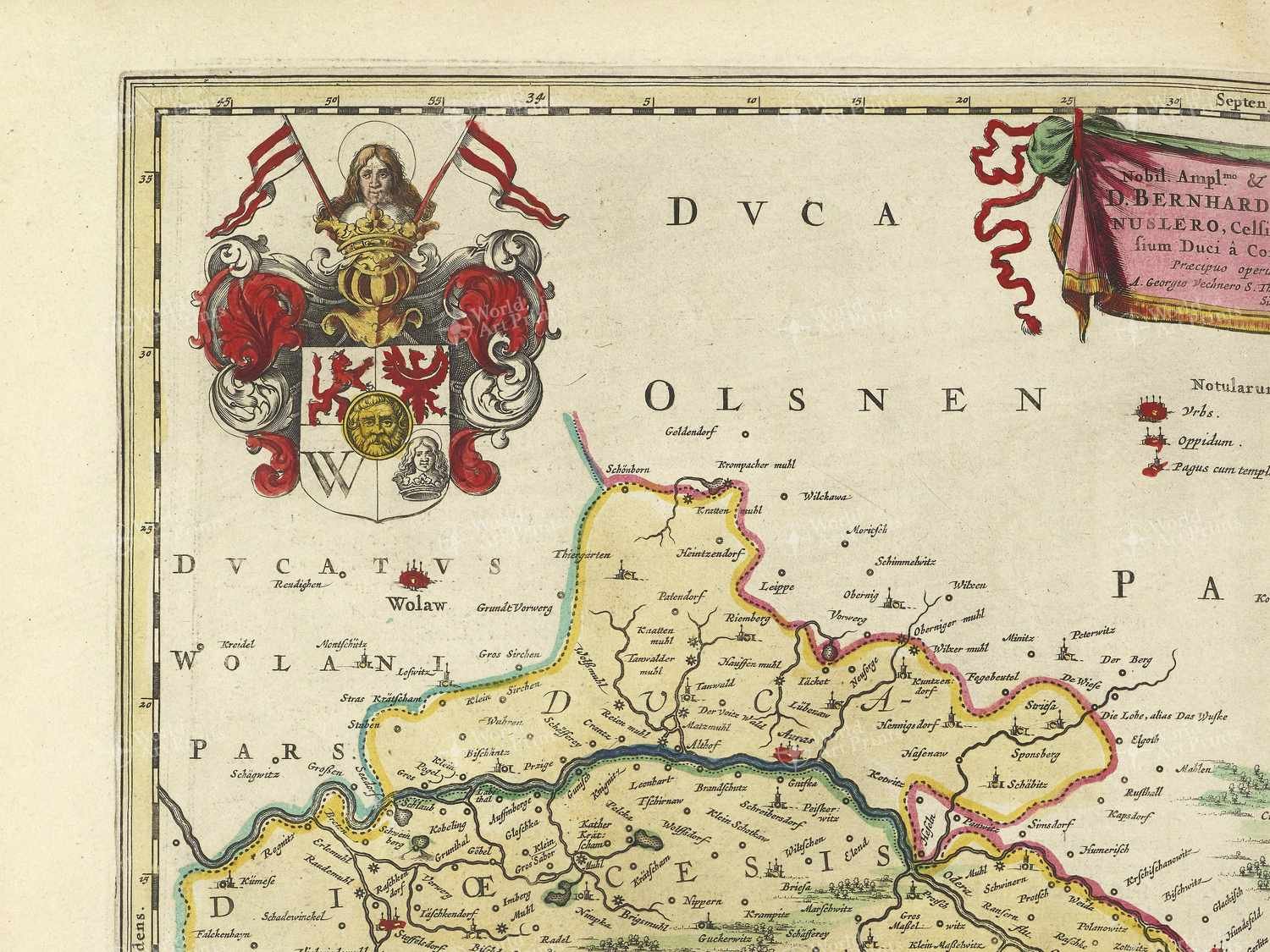 Map top left quadrant