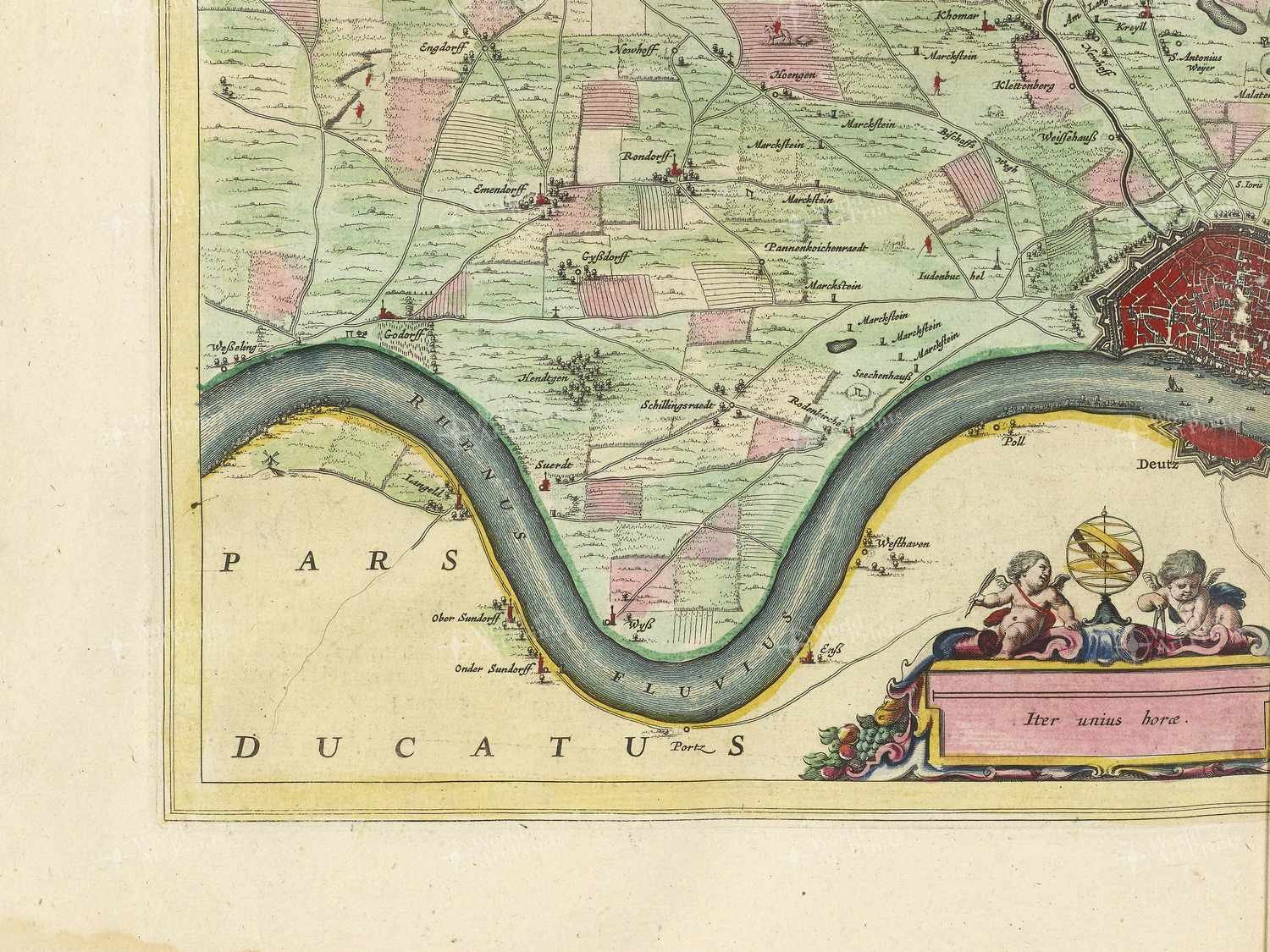 Map bottom left quadrant