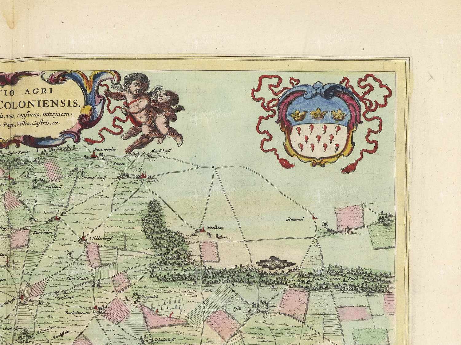 Map top right quadrant