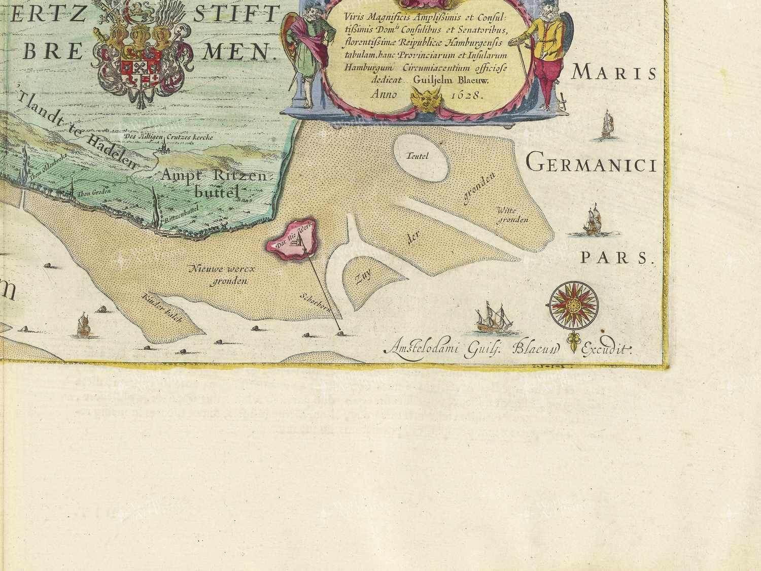 Map bottom right quadrant