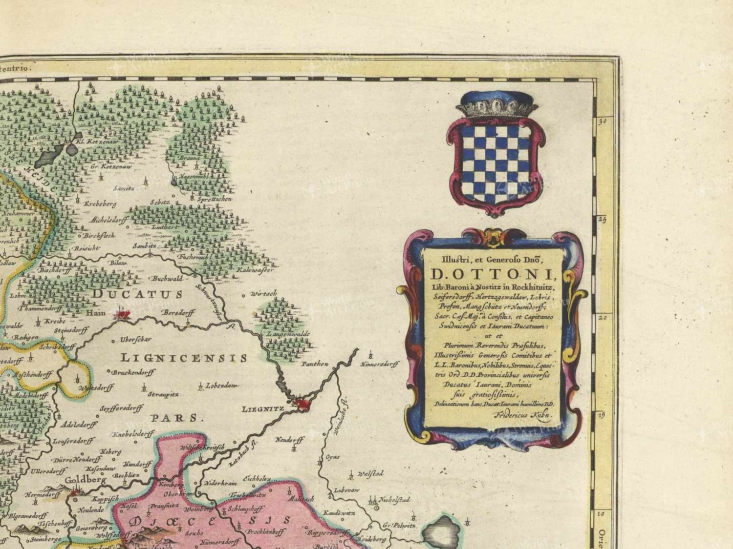 Map top right quadrant