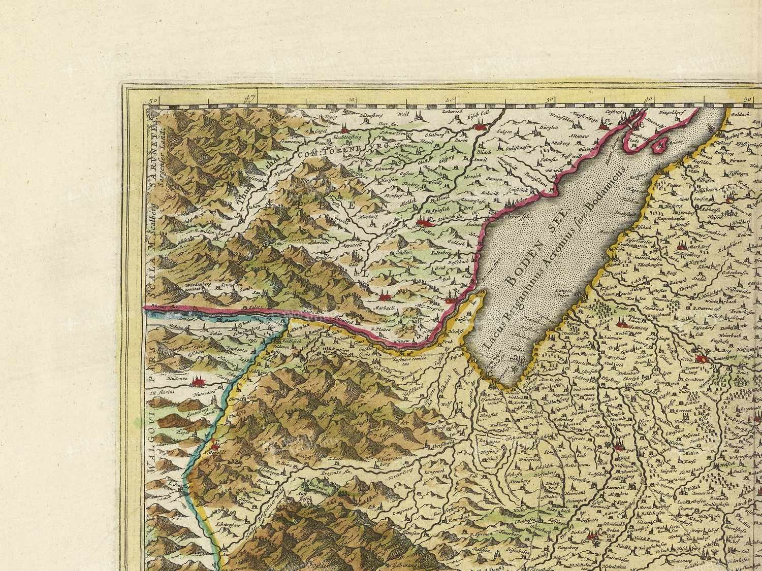 Map top left quadrant
