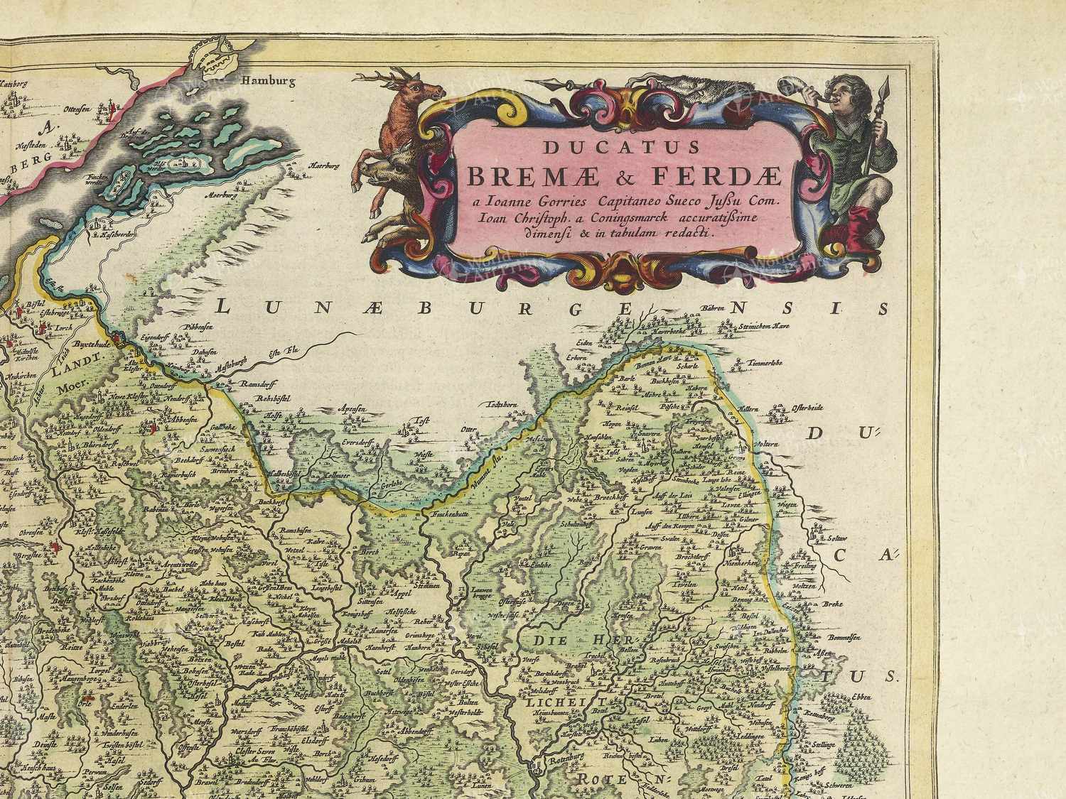 Map top right quadrant