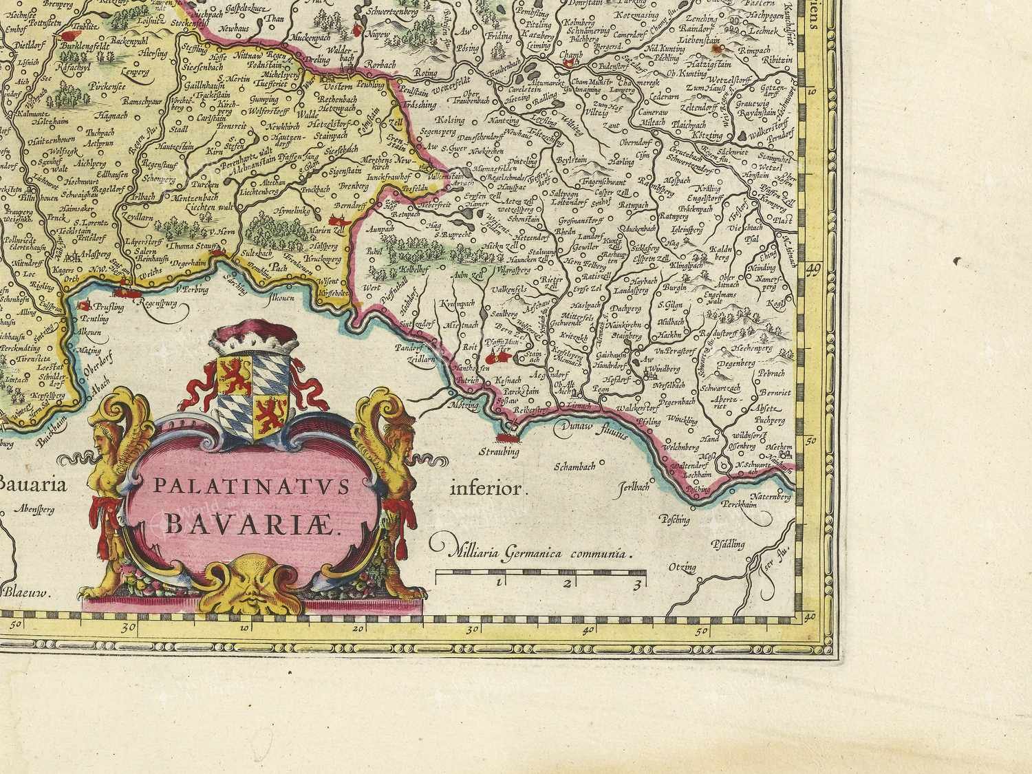 Map bottom right quadrant
