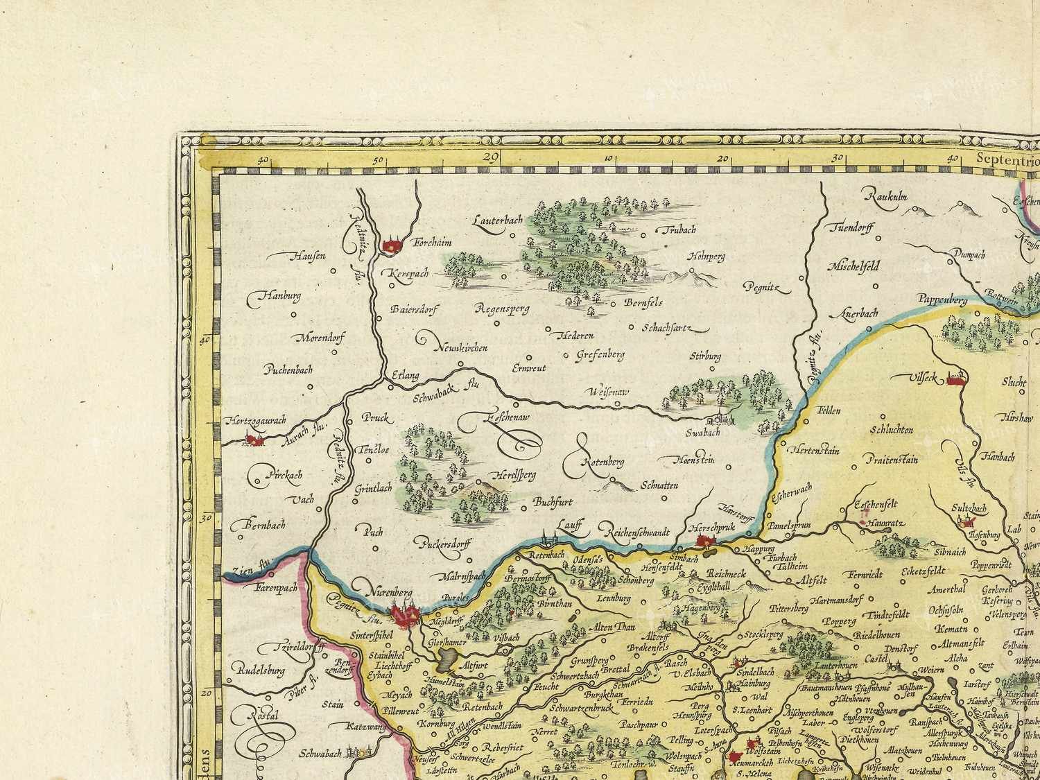 Map top left quadrant
